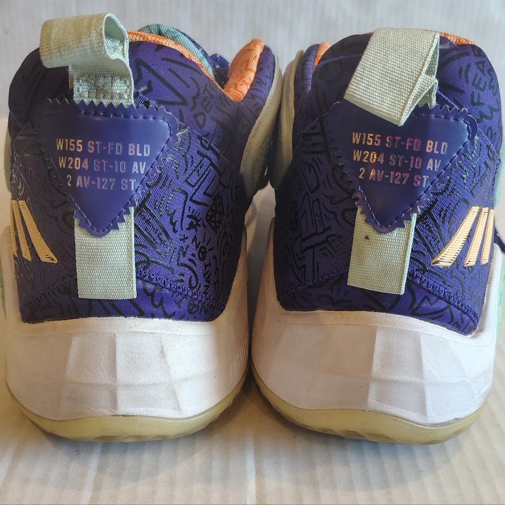 Adidas Don Issue #3 Jazz Purple Yellow Donovan Mitchell Size‎ 15